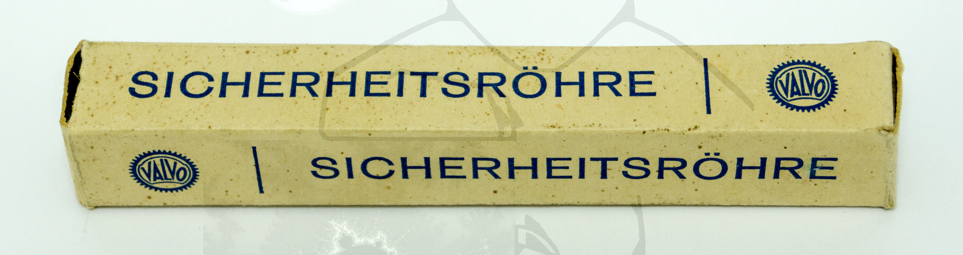 Verpackung der "VALVO Sicherheitsröhre"